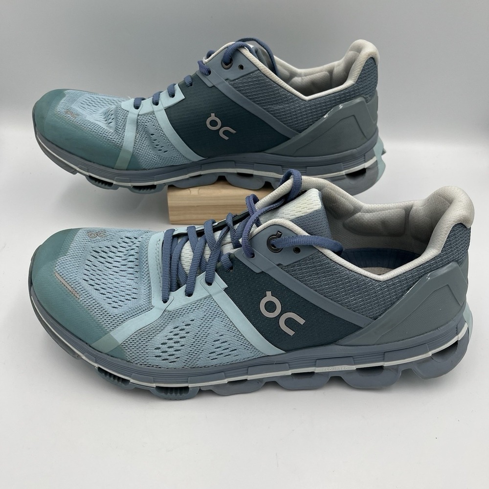 On Cloud Running Cloudace Womens Size 10 Running Shoes Blue Sea/Shadow Exercise - Picture 7 of 14